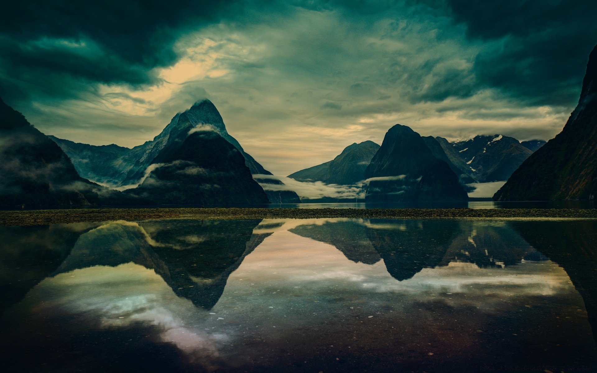 australia e oceania acqua riflessione paesaggio tramonto montagna alba viaggi lago sera all aperto cielo crepuscolo