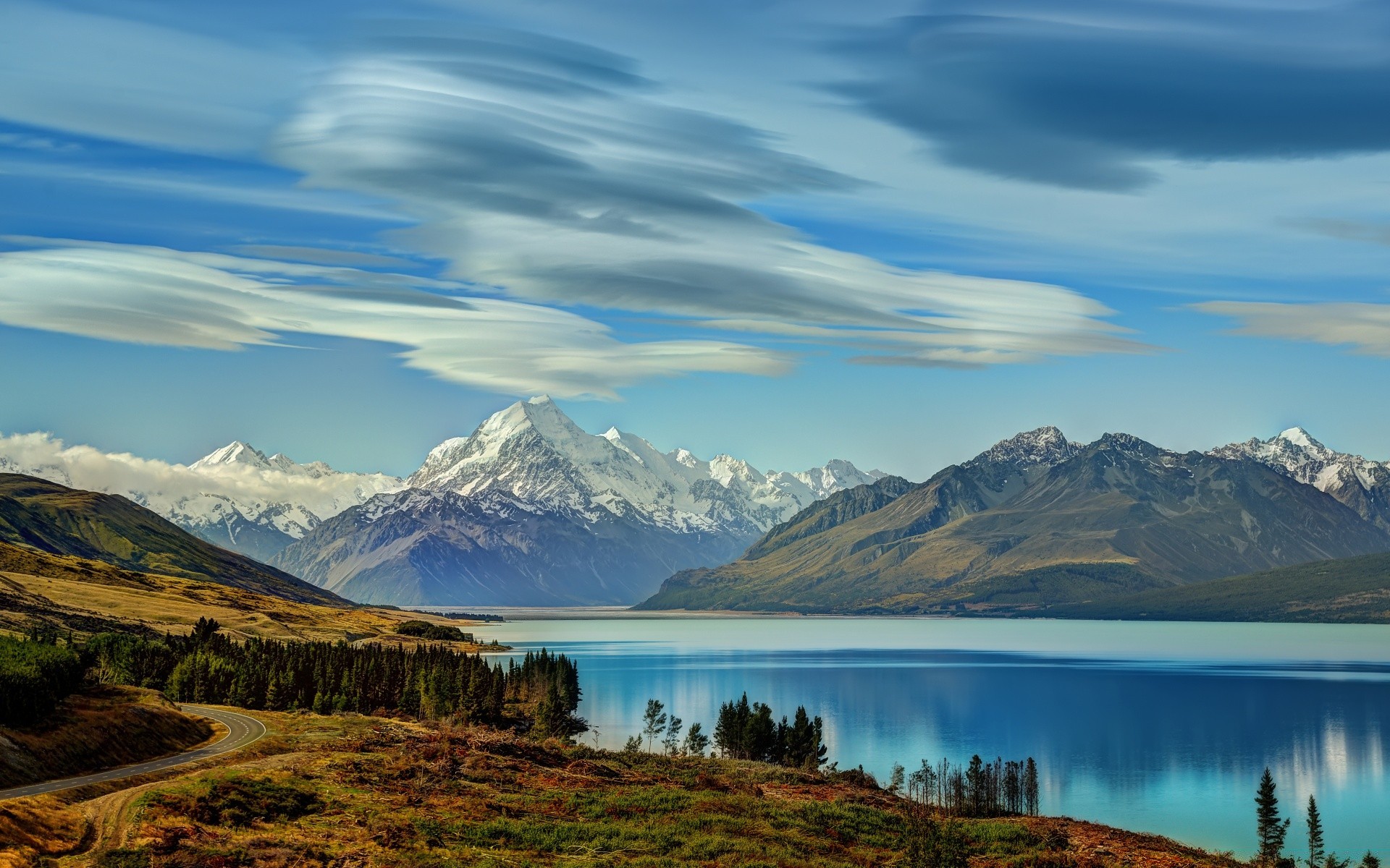 australia y oceanía montañas agua nieve paisaje lago viajes naturaleza al aire libre cielo escénico volcán reflexión luz del día valle