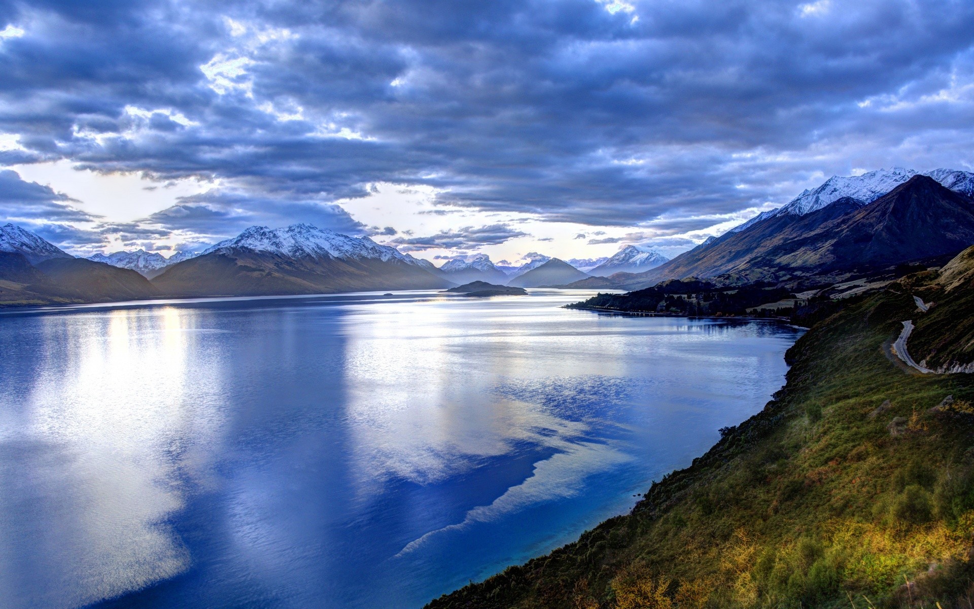 australie et océanie eau montagnes neige lac voyage paysage réflexion nature ciel à l extérieur scénique coucher de soleil