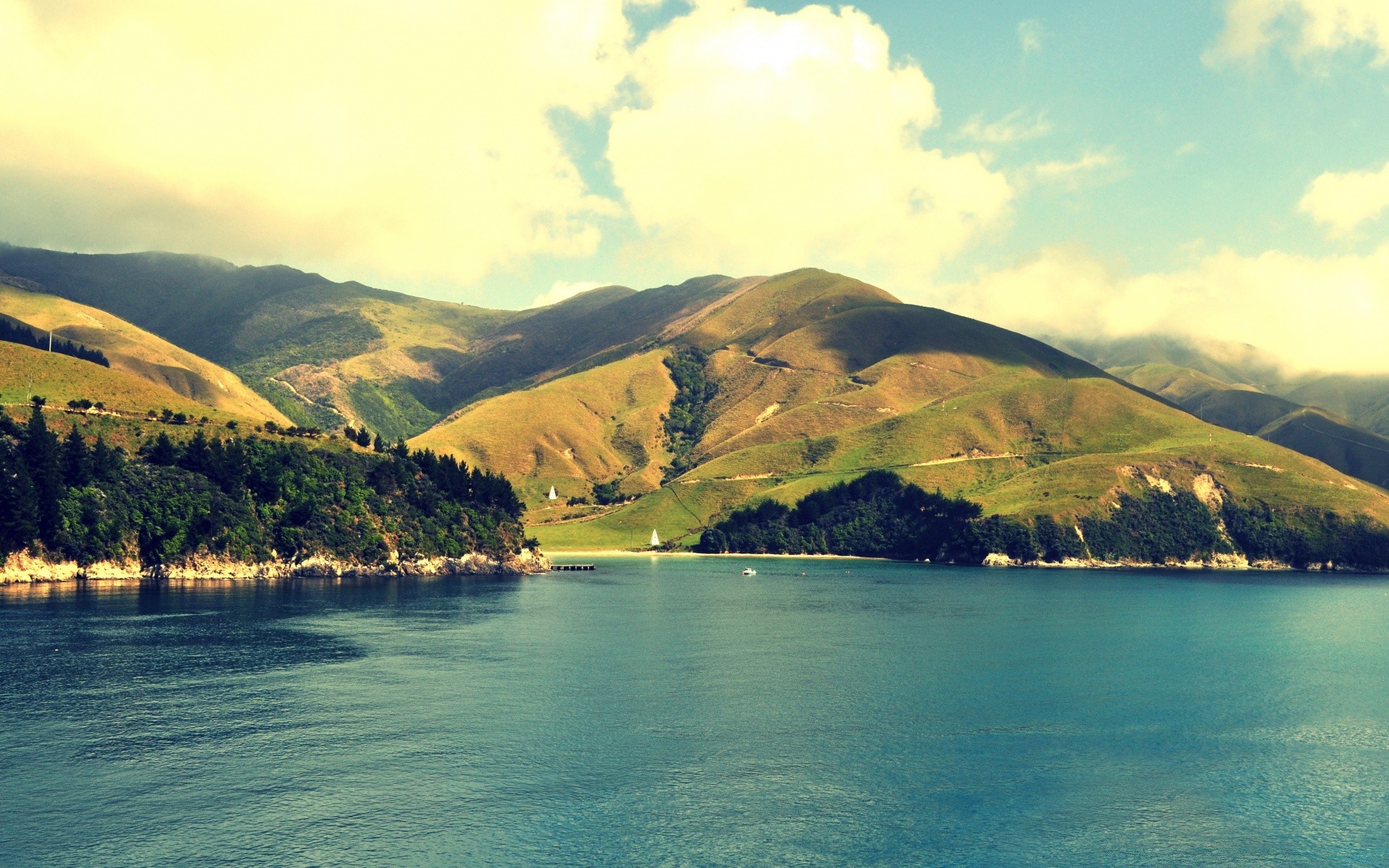 australie et océanie eau voyage nature montagnes île paysage à l extérieur ciel été lac idylle arbre mer