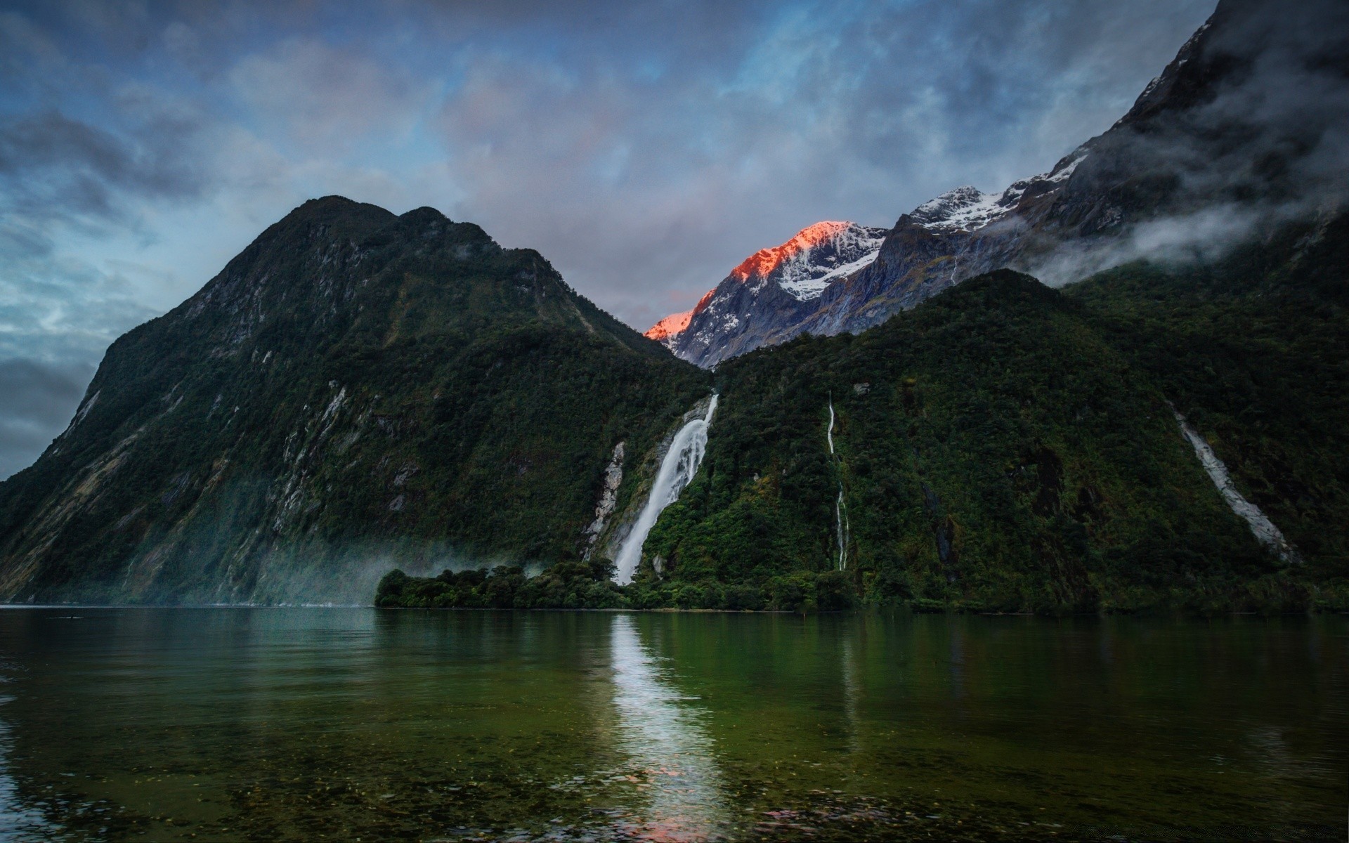 australia and oceania mountain landscape water travel snow fjord sky outdoors scenic rock lake nature