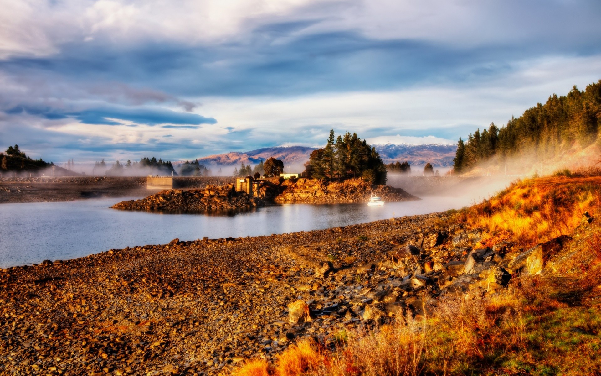 austrália e oceania água natureza paisagem céu ao ar livre pôr do sol outono viajar lago amanhecer reflexão