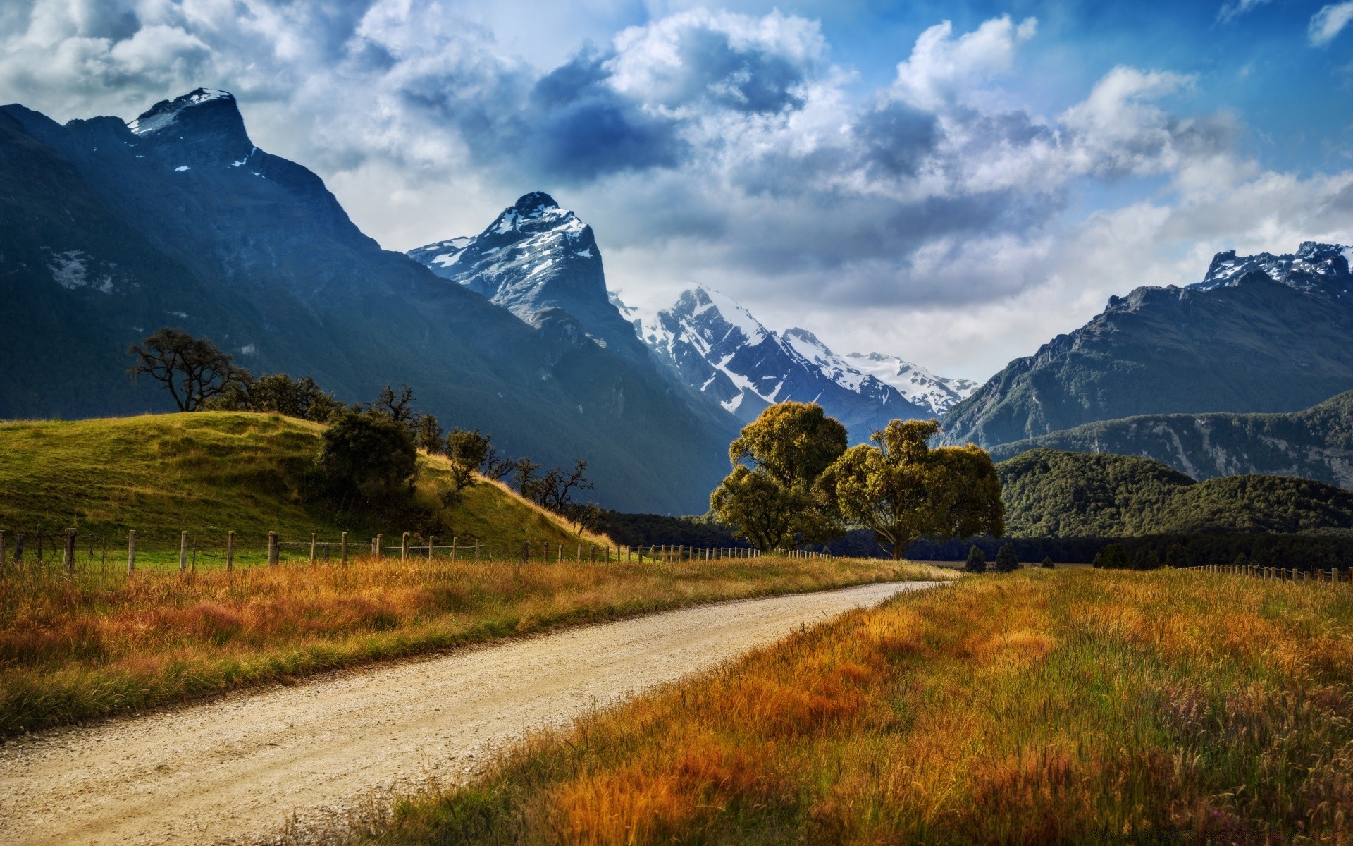 australia and oceania mountain landscape nature travel sky outdoors snow scenic mountain peak grass hill tree wood valley summer scenery