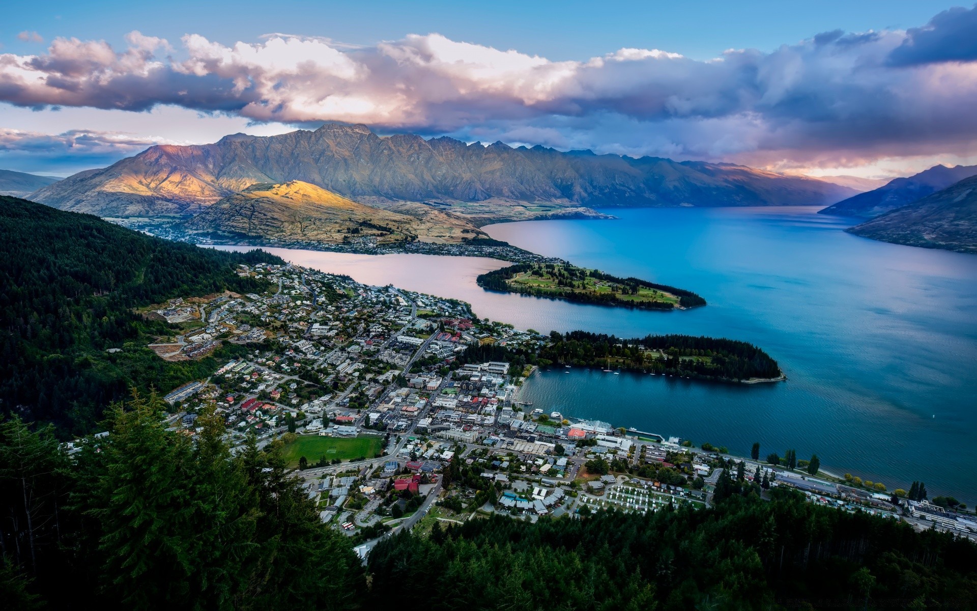 australia and oceania water landscape mountain seashore travel sea island bay lake scenic sky outdoors daylight