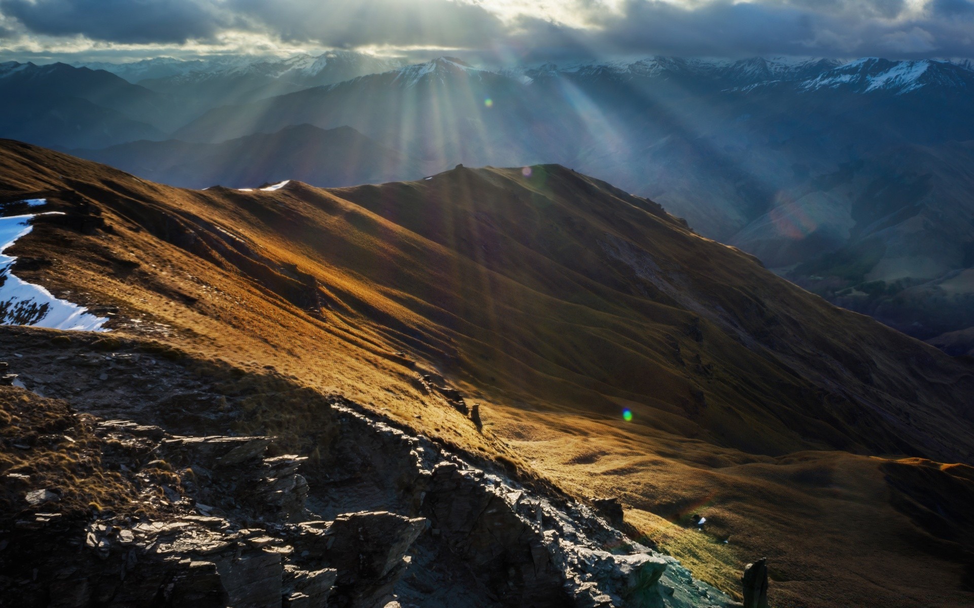 australien und ozeanien berge landschaft reisen schnee im freien vulkan himmel natur tageslicht landschaftlich wandern sonnenuntergang tal dämmerung