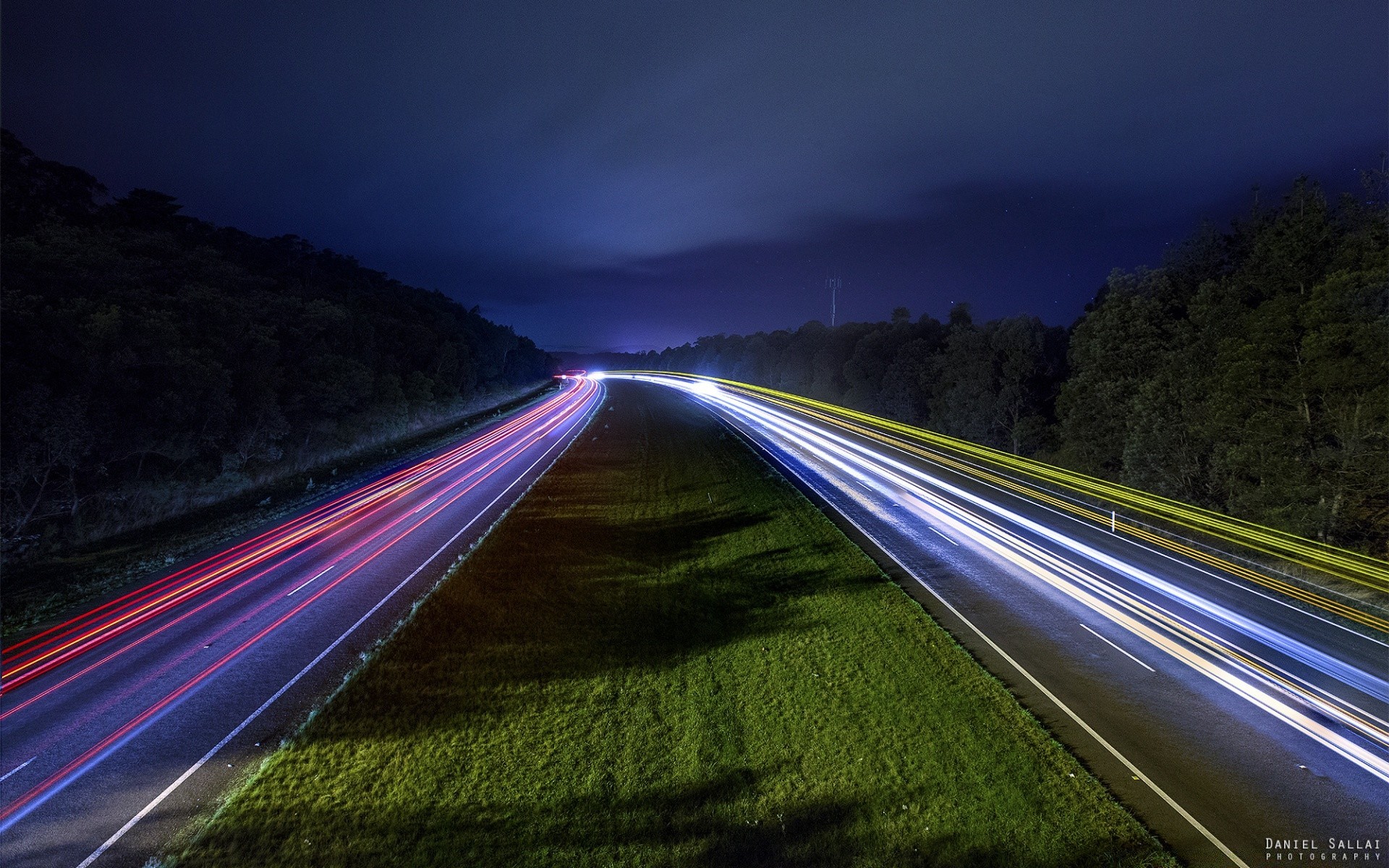 outras cidades rodovia estrada rápido asfalto sistema de transporte tráfego cordas carro borrão longo pressa dirigir guia rua tráfego viagem anoitecer à noite