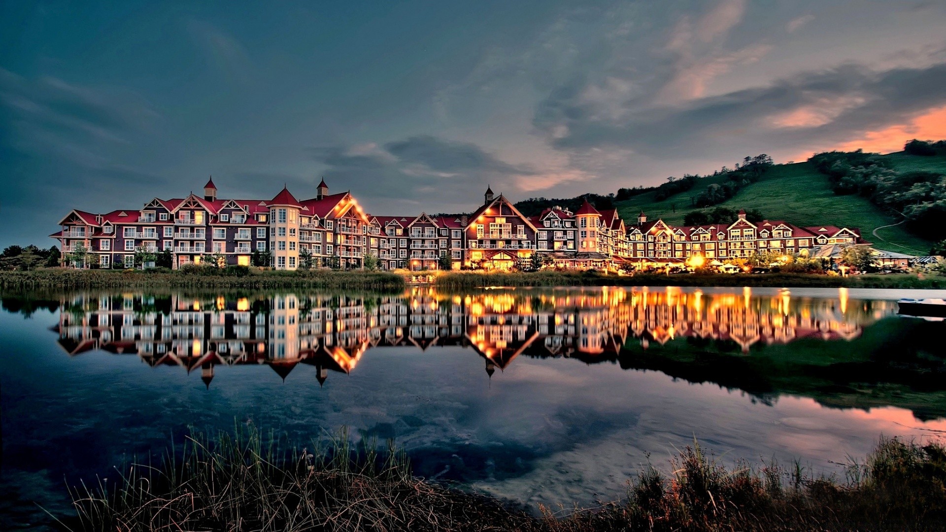 other city water sunset travel dusk sky architecture reflection dawn evening river city outdoors building sea